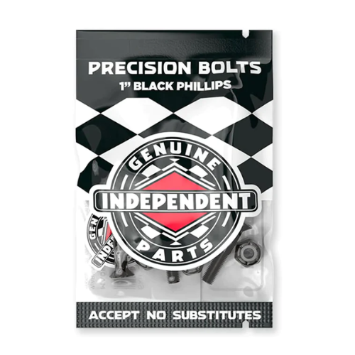Independent 1'' Phillips precision bolts