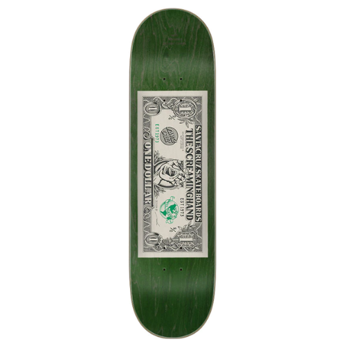 Santa Cruz dollar bill 8.25 Deck